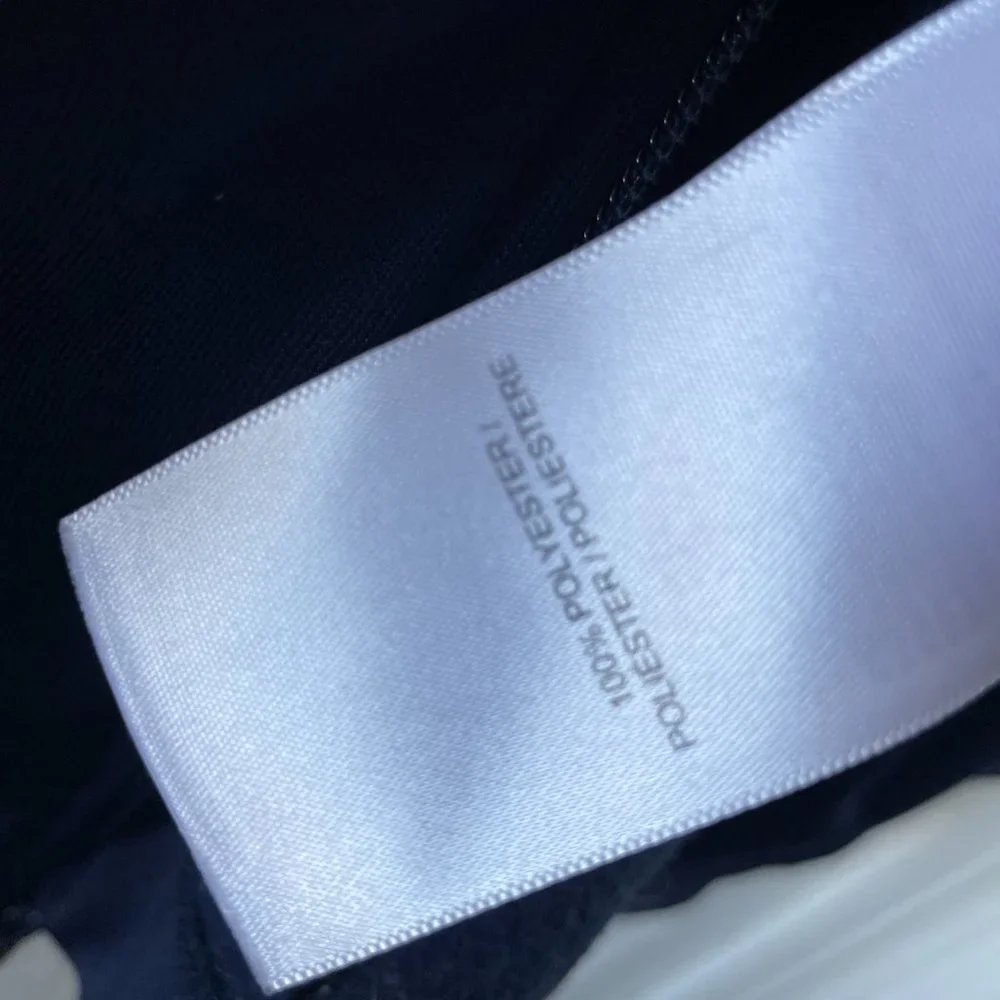 Fred Perry Dark Blue Bomber Jacket with White Accents - Picture 6 of 6